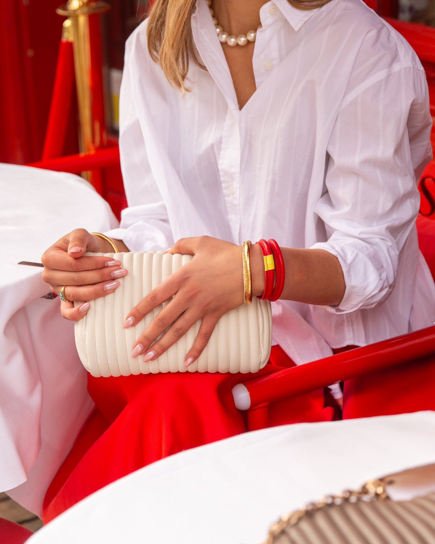 River - Bracelet - Fire Red