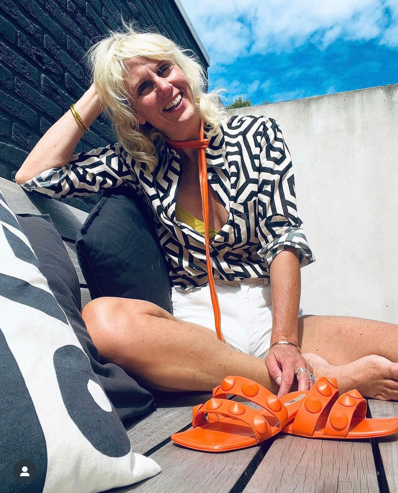 Slingher Necklace - Orange