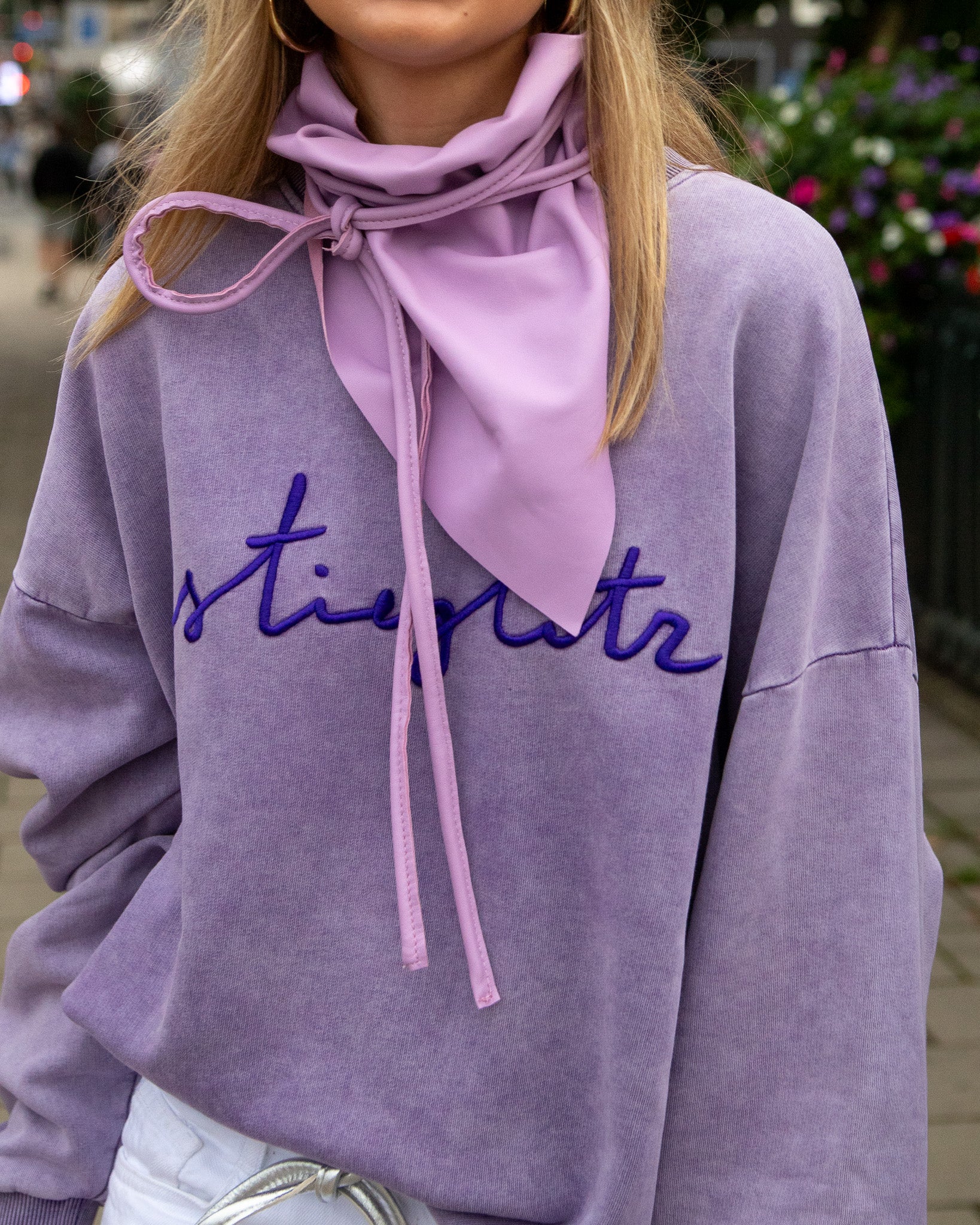 Canal - Scarf - Lilac & Cord