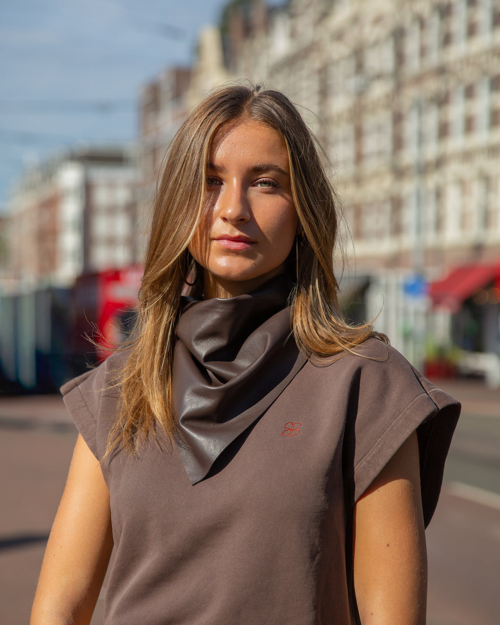 Canal Scarf – Tobacco Snake