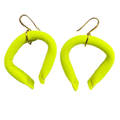 Slingher - Earrings - Neon Yellow