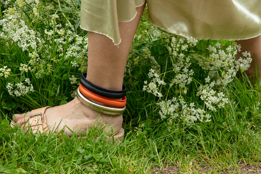 Slingher-enkelband-oranje-L-El